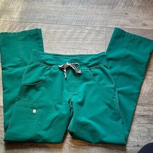 Figs Hunter Green Kade Pants